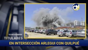En intersección Arlegui con Quilpué